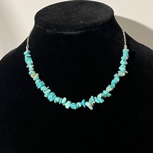 Source Unknown Turquoise Stone Necklace
